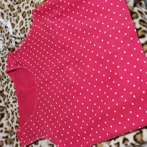 FINAL Price before donated. Like New Charter Club Petite Polka Dot Tank Sz PM - Picture 6 of 7
